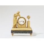 An ormolu pendulum clock with the muse Clio