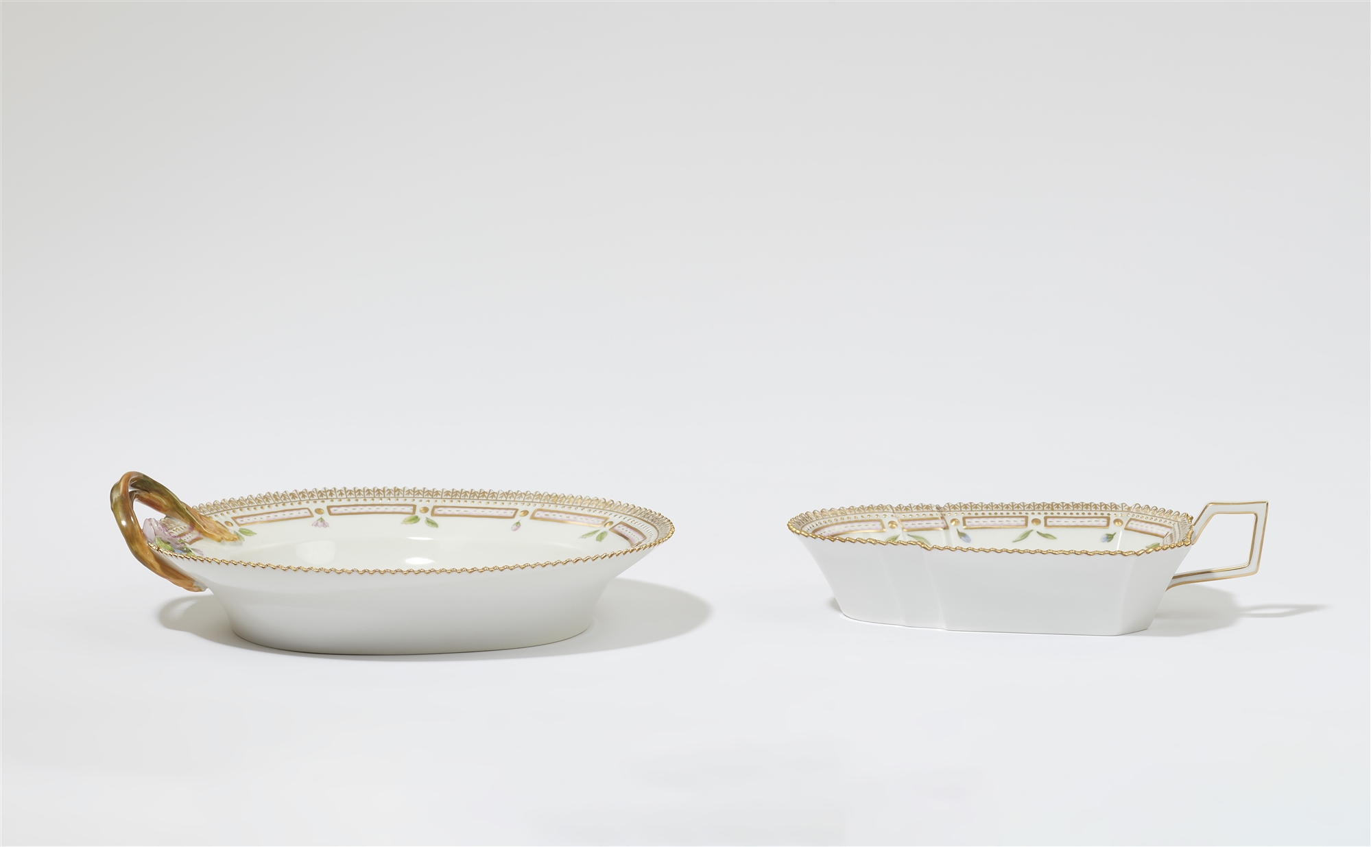 Two Royal Copenhagen porcelain "Flora Danica" dishes - Image 2 of 2