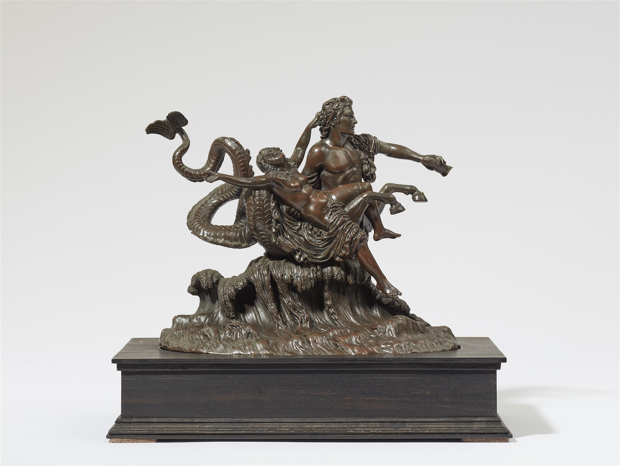 A bronze group Nessus abducting Deïanira