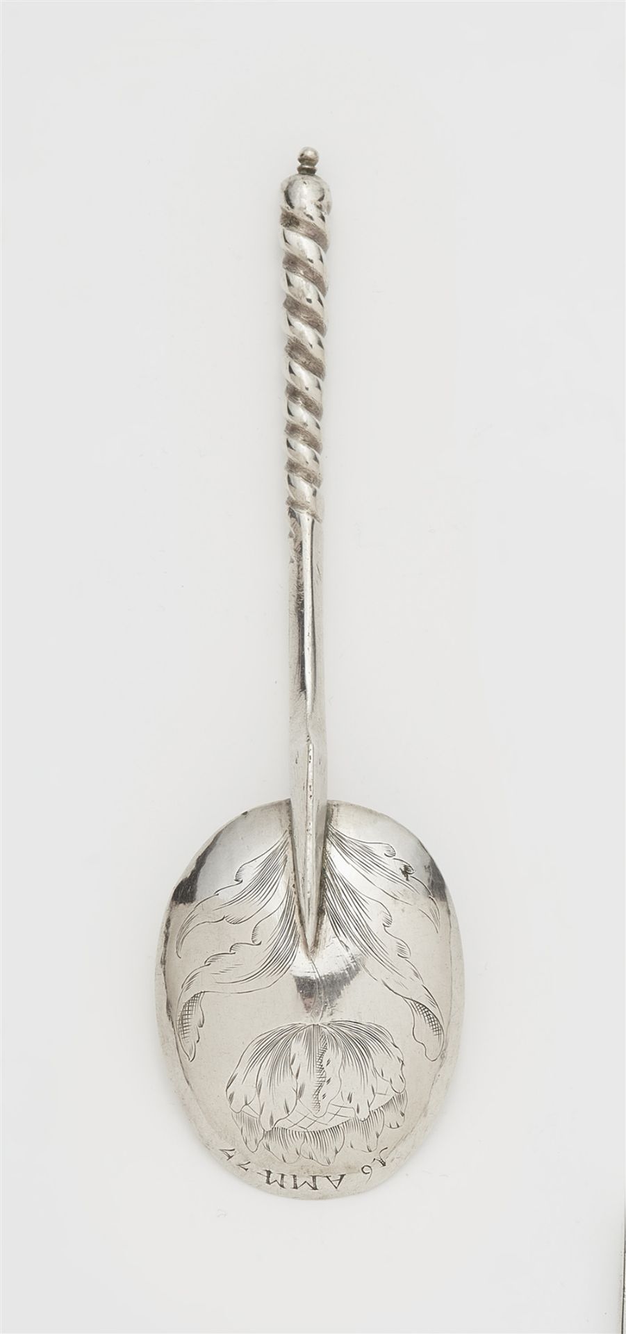 A Swiss silver spoon