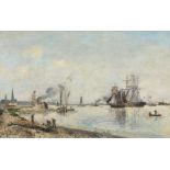 Johan Barthold Jongkind, Harbour Entrace at Antwerp