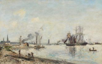 Johan Barthold Jongkind, Die Hafeneinfahrt von Antwerpen