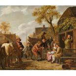 Jan Victors, Merry Company by a Tavern