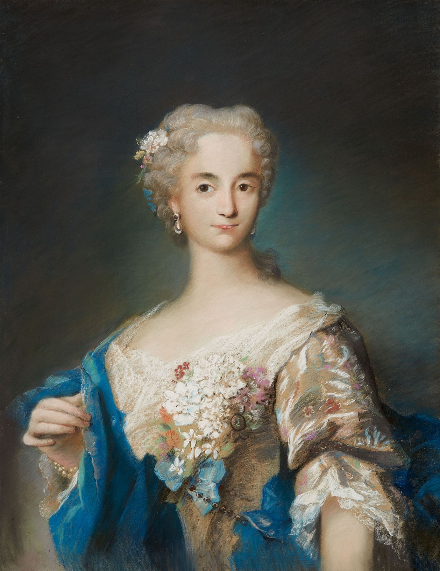 Französischer Meister um 1780, Bildnis einer Dame