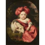 Nicolaes Maes, Portrait of a Boy with a Lamb