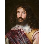 Justus Sustermans, Portrait of a Bearded Man in a Pink Silk Sash