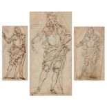 Giovanni Battista Foggini, Three Studies for a Standing Figure
