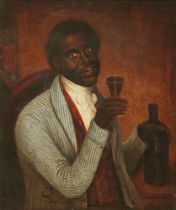Englischer oder Nordamerikanischer Künstler um 1830-40, Porträt Ira Altridges als Mungo im "The Padl