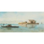 Friedrich Nerly, Insel in der Lagune von Venedig