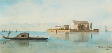 Friedrich Nerly, Insel in der Lagune von Venedig