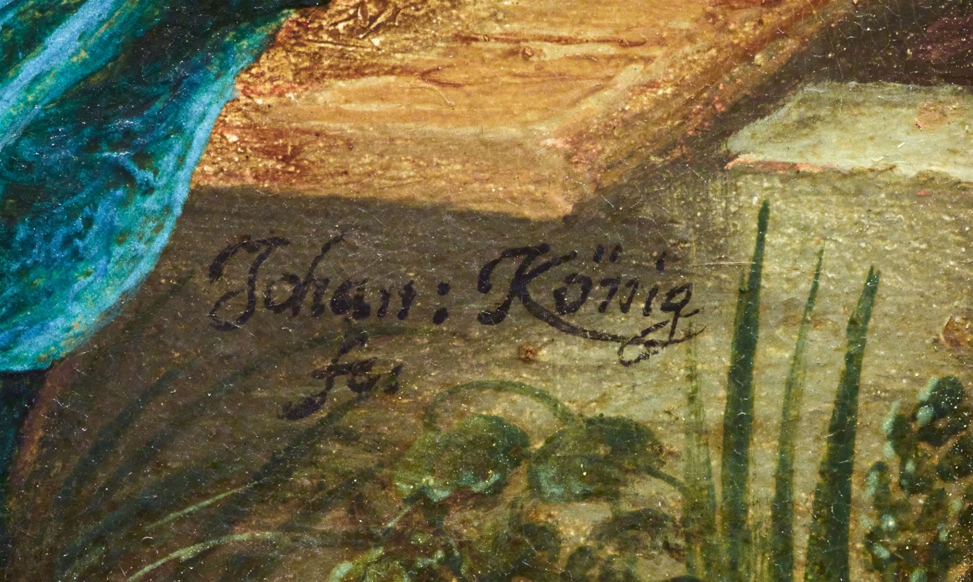 Johann König, Christus und die Samariterin am Brunnen - Bild 2 aus 2