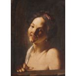 Dirck van Baburen, in the manner of, A Woman Laughing