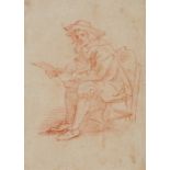 Baldassare Franceschini, called Il Volterrano, Young man reading on a chair