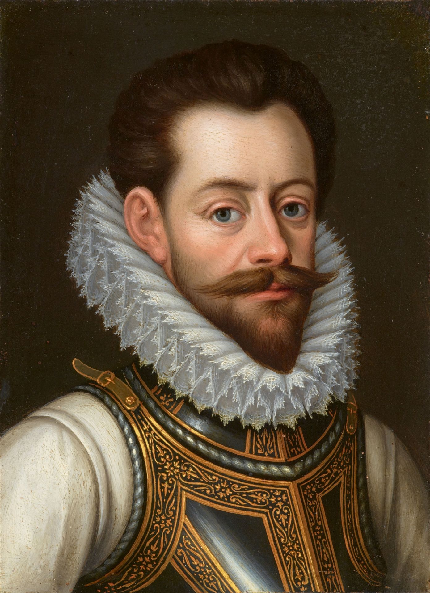 Jean de Saive, Porträt des Alessandro Farnese, Herzog von Parma und Gouverneur der spanischen Nieder - Bild 2 aus 2