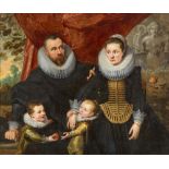 Flämischer Meister 17. Jahrhundert, Porträt einer Antwerpener Familie