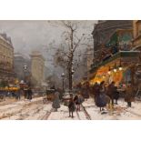 Eugène Galien-Laloue, Boulevard Bonne - Nouvelle sous la neige