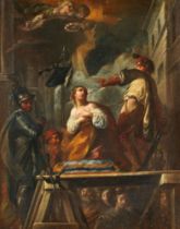 Venezianischer Meister des 17. Jahrhunderts, Das Martyrium der Hl. Cäcilie