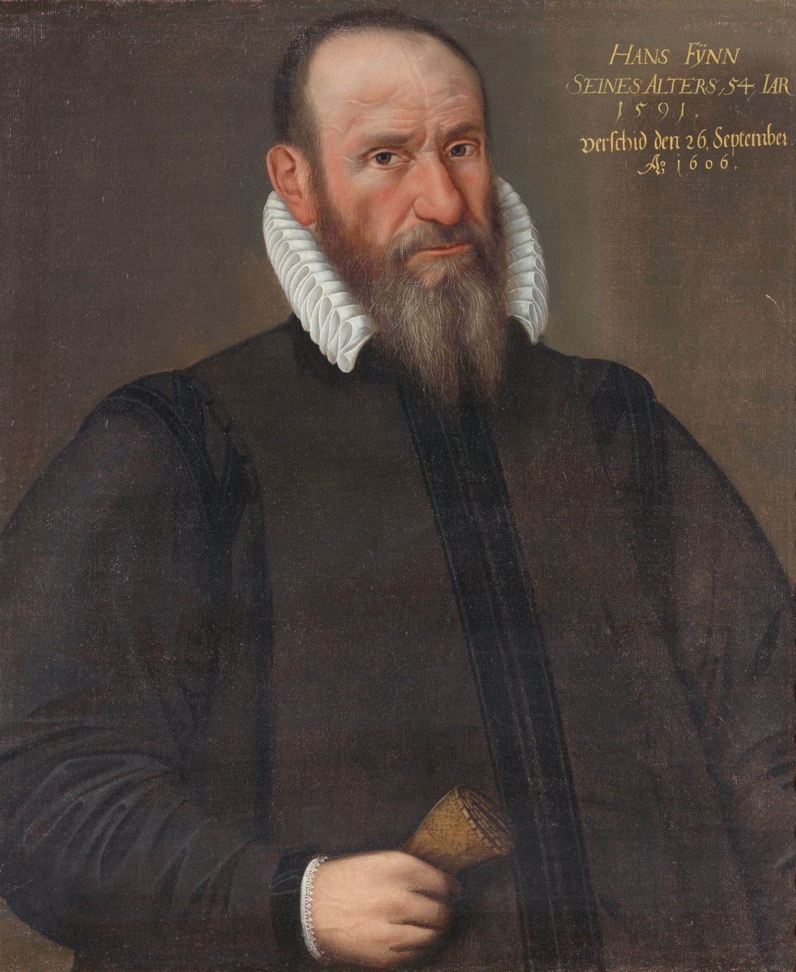 Deutscher Meister des 16. Jahrhunderts, Porträt des Nürnberger Kaufmanns Hans Fynn
