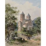Robert Stieler, Blick auf die Abtei Murbach im Elsass