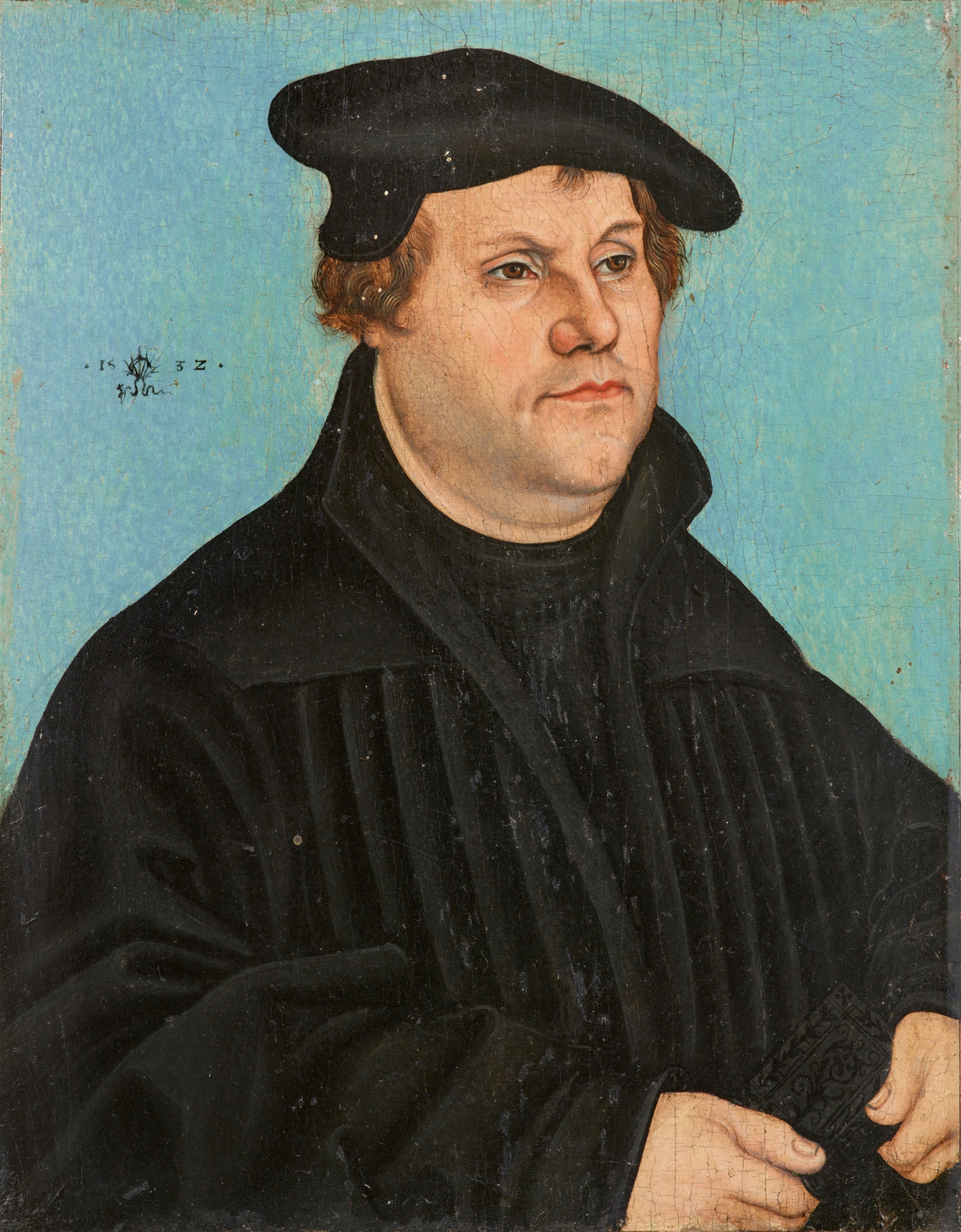 Lucas Cranach the Elder, studio of, Portrait of Martin Luther