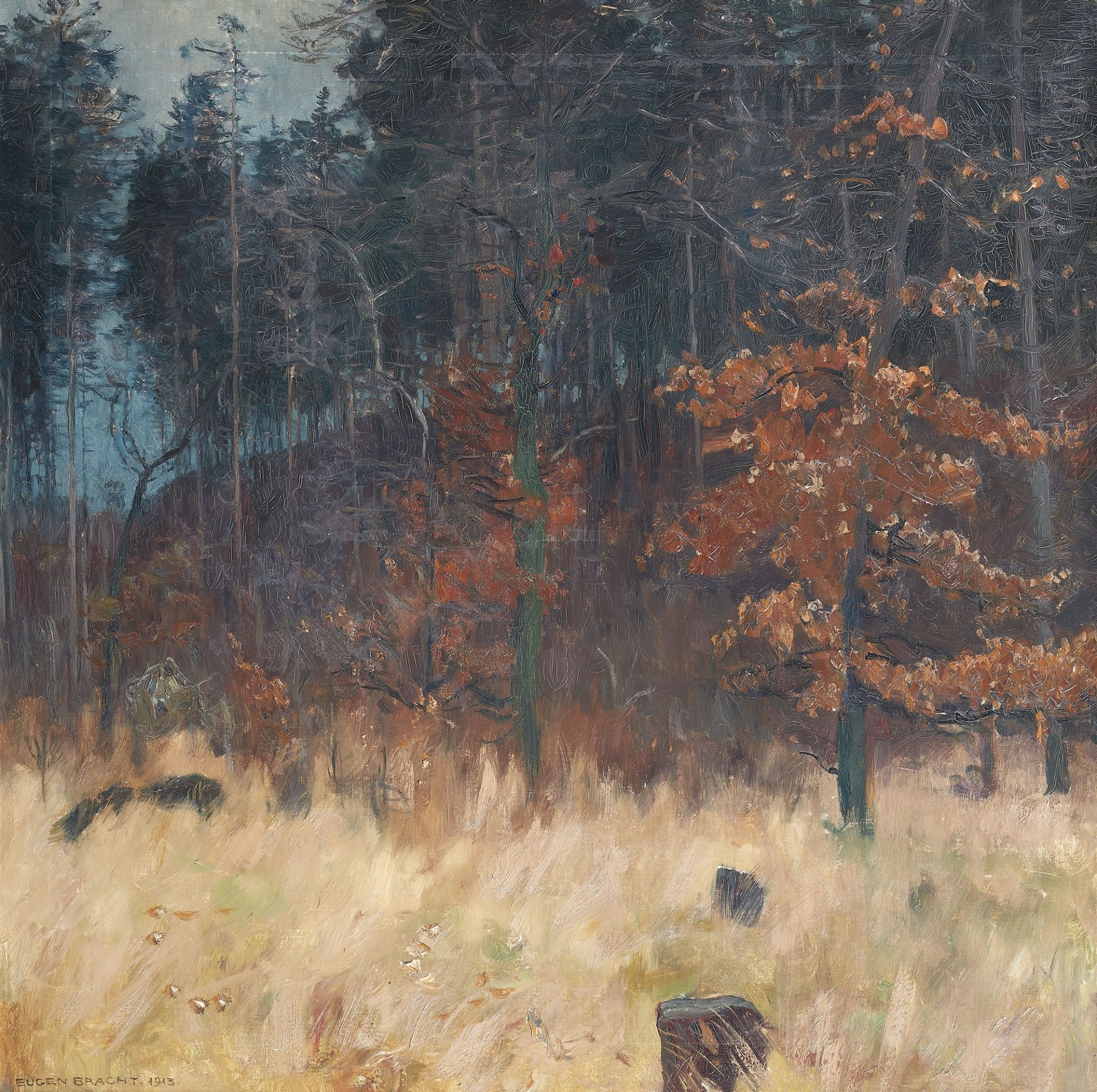 Eugen Bracht, Herbstlicher Wald