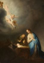 Pieter Fransz. de Grebber, Die Anbetung des Kindes mit Engeln