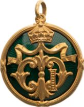 Royal Cypher of Tsar Ferdinand I Pendant