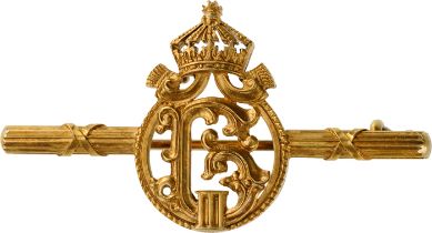 Royal Cypher of King Boris III Brooch