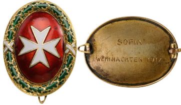 Gold Badge with the Cross of Malta