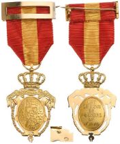 Merit Medal in Gold of the "Instituto Nacional de Prevision"
