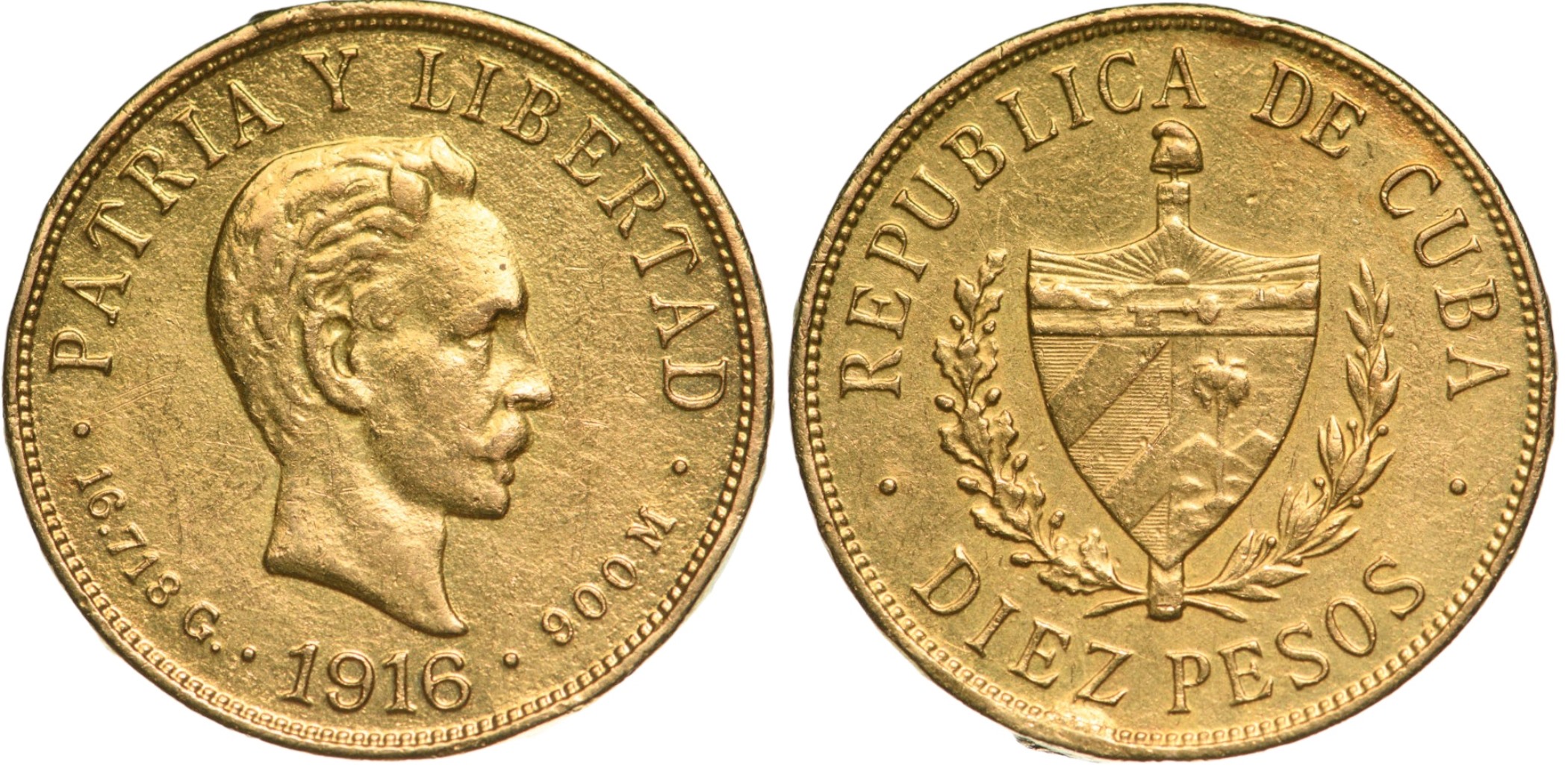 10 Pesos 1916