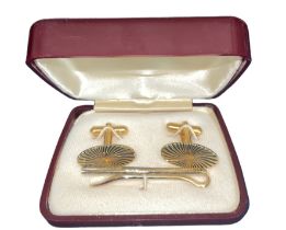 Cufflinks and Tie Pin Set