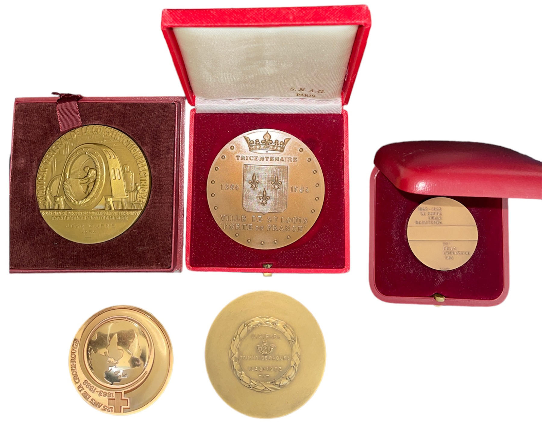 Lot of 5 Medals - Image 2 of 2