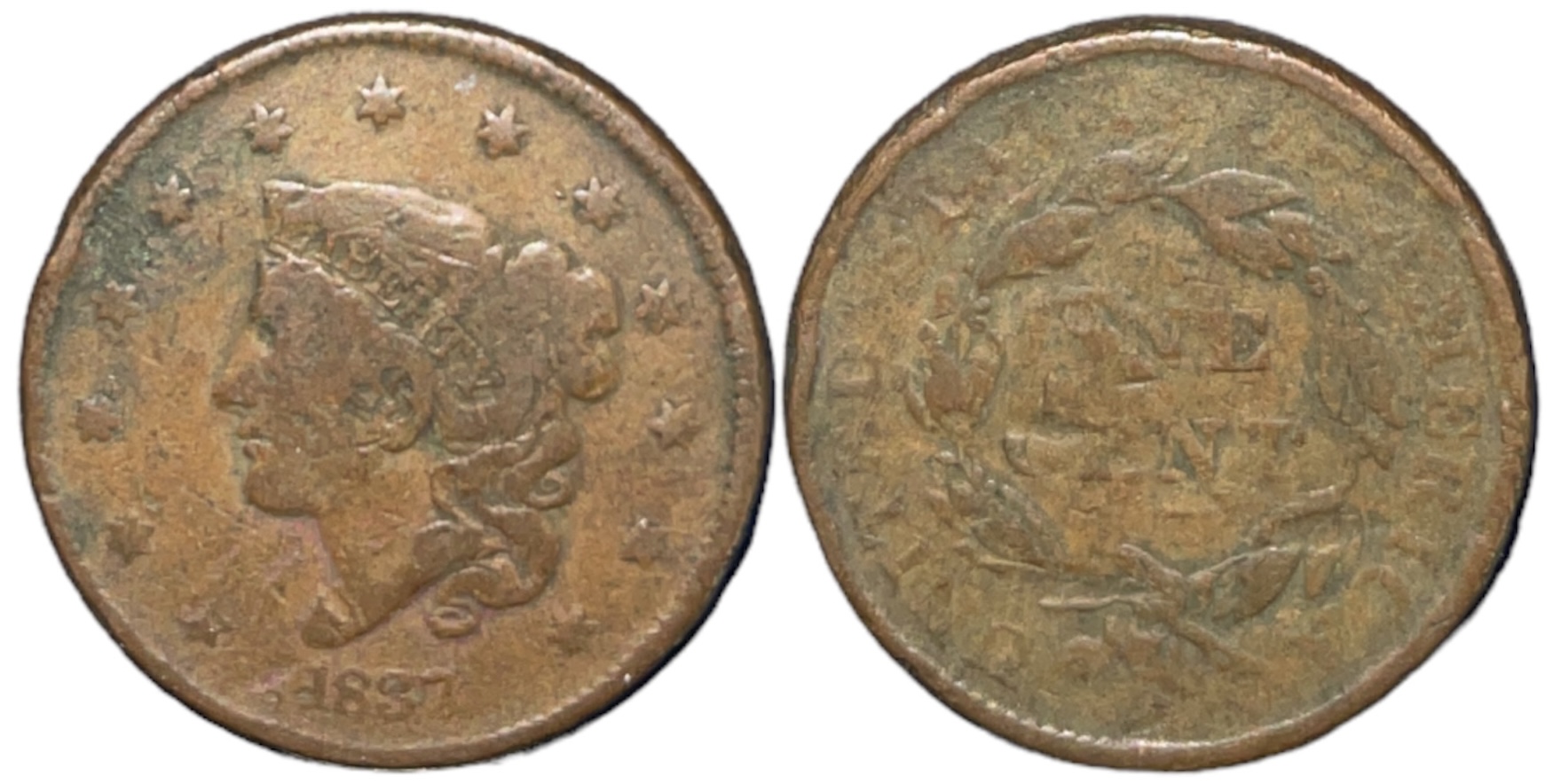 1 Cent 1837
