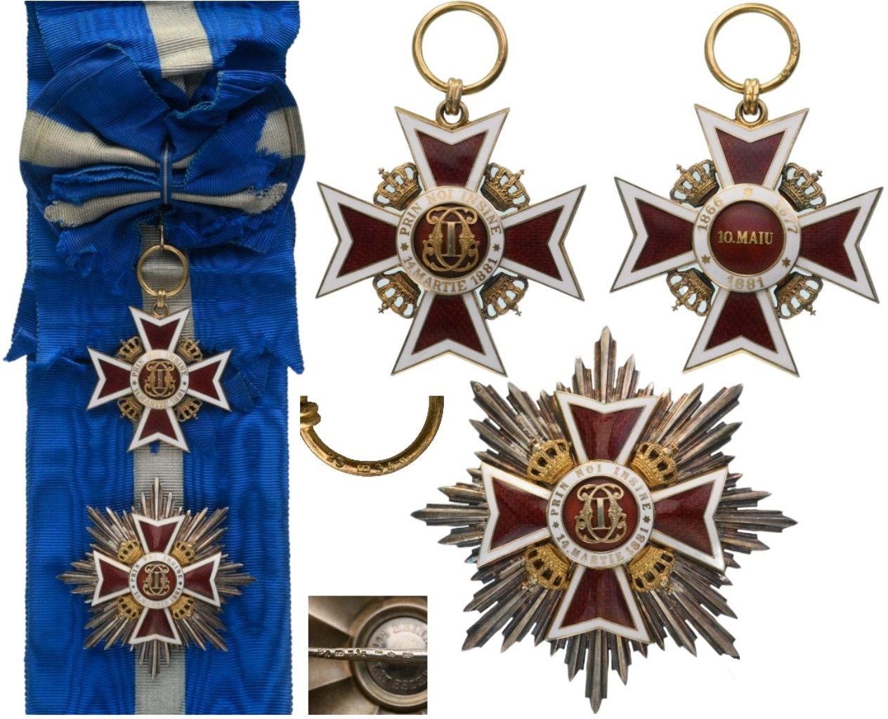 ORDER OF THE CROWN OF ROMANIA, 1881 - Image 2 of 2