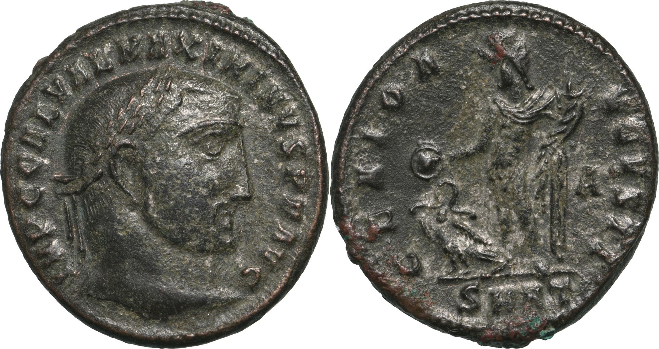 Maximinus II. Daia (310 - 313). Follis (20 mm, 5.80 g) Heraclea