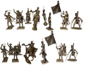 Set of 10 French Lead Toy Soldiers