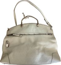 Furla Ivory Leather Shoulder Bag