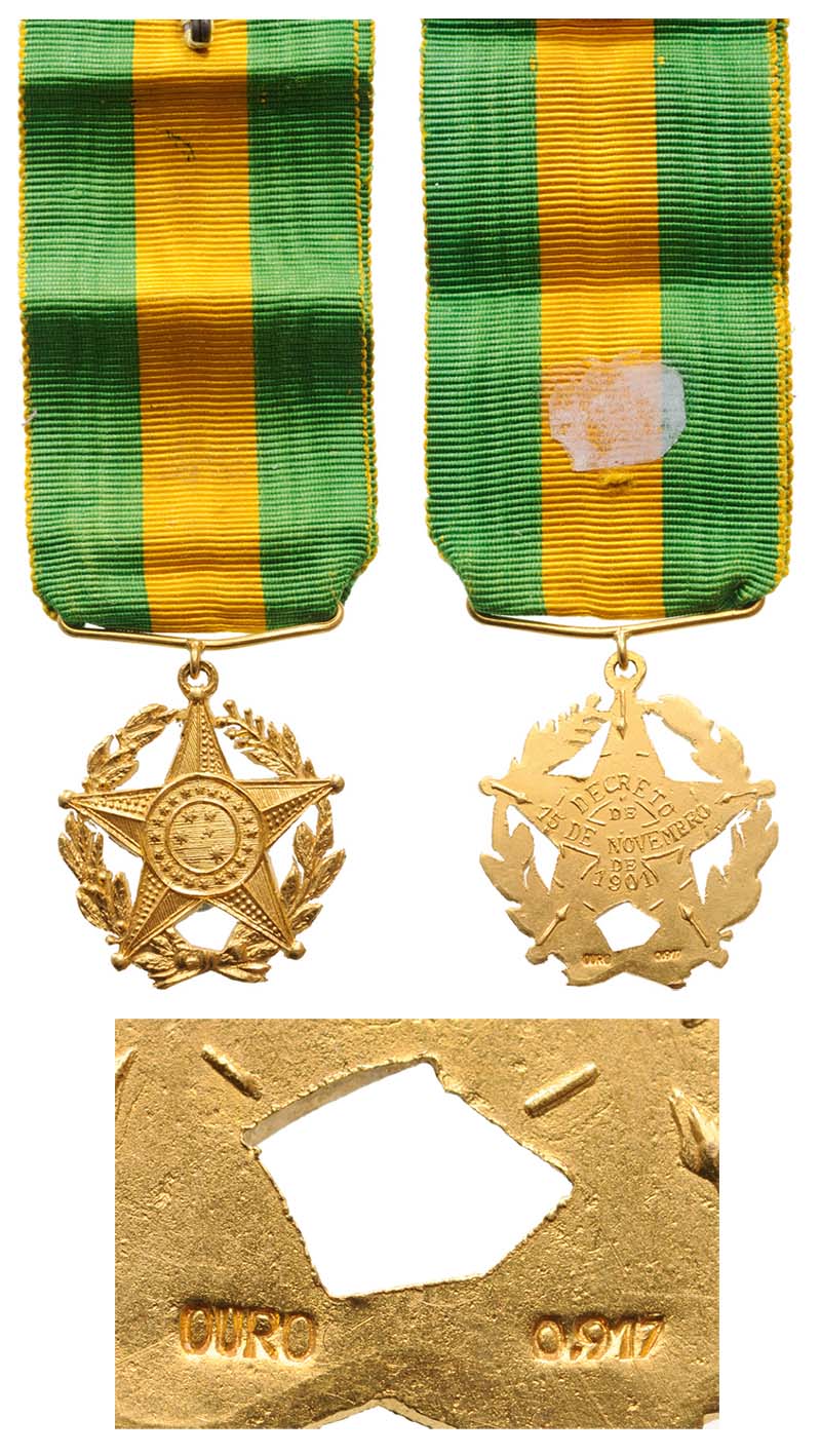 Military Long Service Gold Medal, instituted in 1901