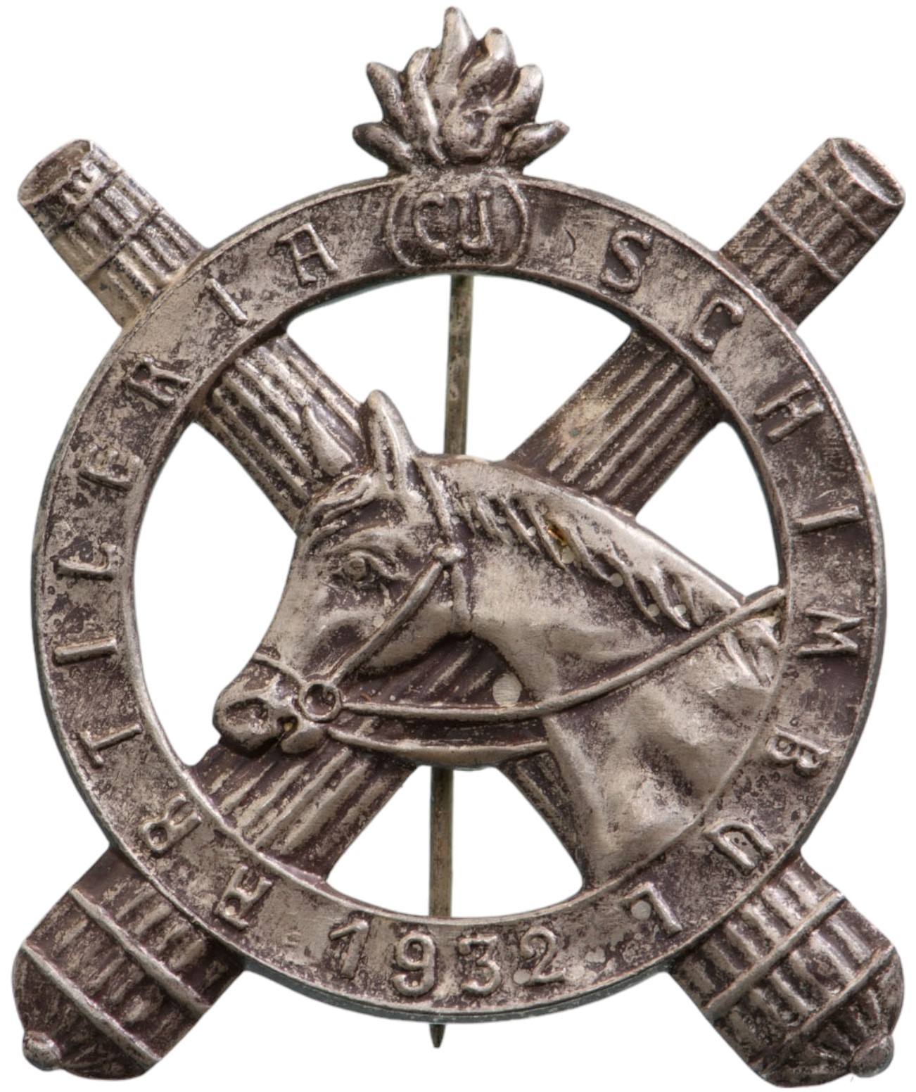 Special Collection of 7 Year Regimental Badges of the Part-time Horse Artillery