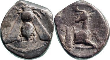Ionia. Ephesos. Tetradrachm Silver 390-325 BC (23 mm, 15.15 g), Uncertain magistrate