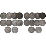 1 Franc 1861, Lot of 10 Coins