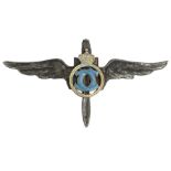 MILITARY PILOT BADGE, KING CAROL II MODEL, 1931-1940