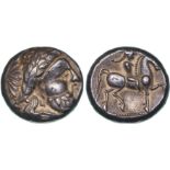 EASTERN EUROPE. Imitating Philip II of Macedon. 2nd-1st century B.C. Tetradrachm (21 mm, 13,07 g) P