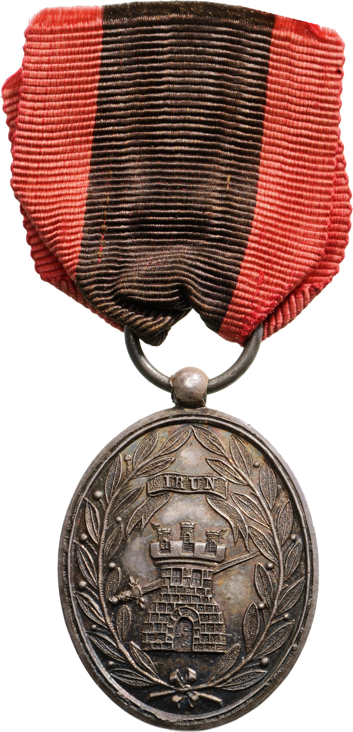 Medal for the Combat of Irun, 1837