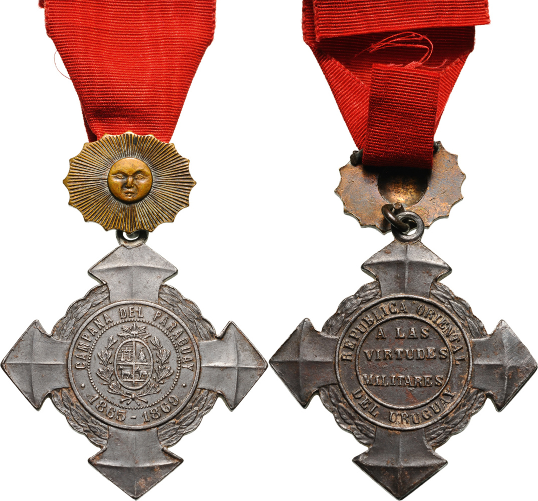 Paraguay Campaign Medal for the Allies in the War of Paraguay (1864-1870) for Officers