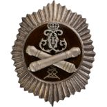 Special Collection of 7 Year Artillery Badges - Badge of the Artillery Officer School - King Carol