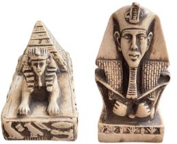 Pair of Egyptian Statuettes Representing Sphynxes