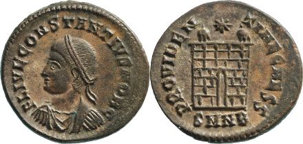 Constantius II, as Caesar ( 337-361 ) BI Nummus (19 mm, 3.1 g) Nicomedia