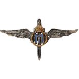 MILITARY PILOT BADGE, KING MIHAI I MODEL, 1940-1941